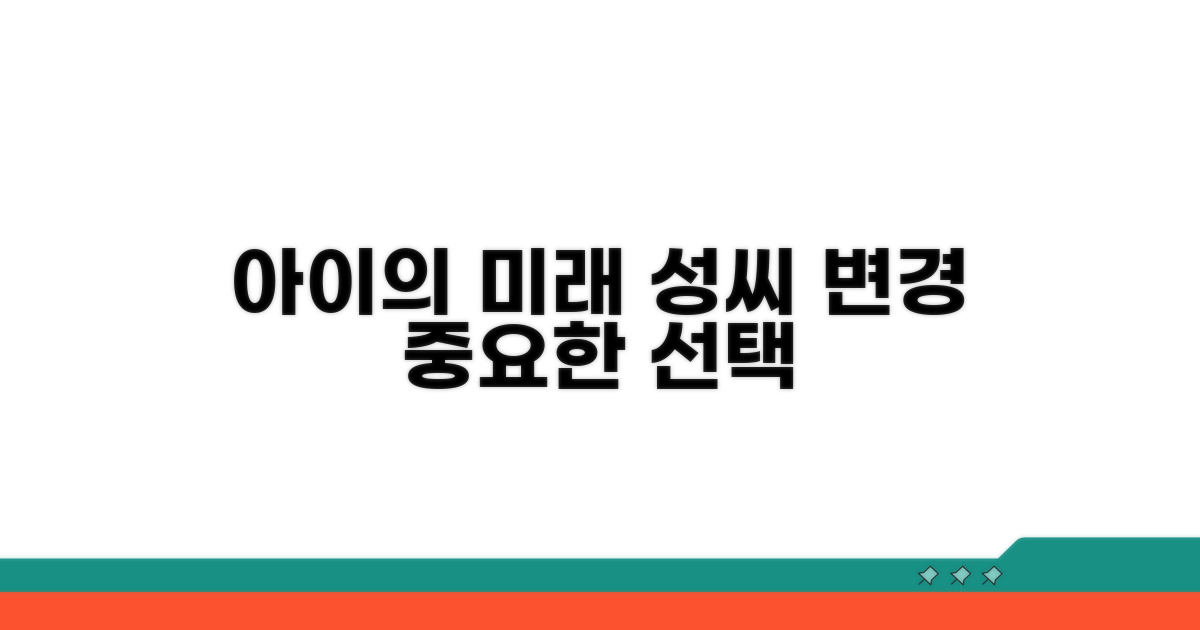 성씨 변경, 아이의 미래를 위한 선택