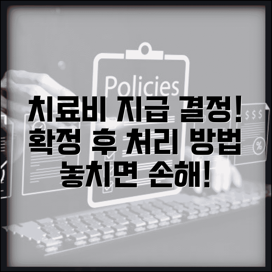 치료비 지급결의서 발급 후 활용 | 치료비 지급결의서 받은 후 처리방법