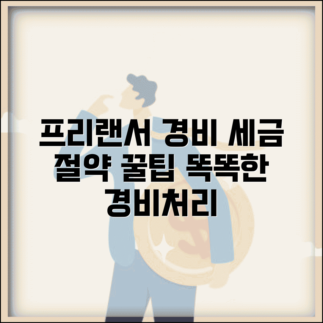 프리랜서 경비처리 방법 | 프리랜서 세금 절약 경비처리
