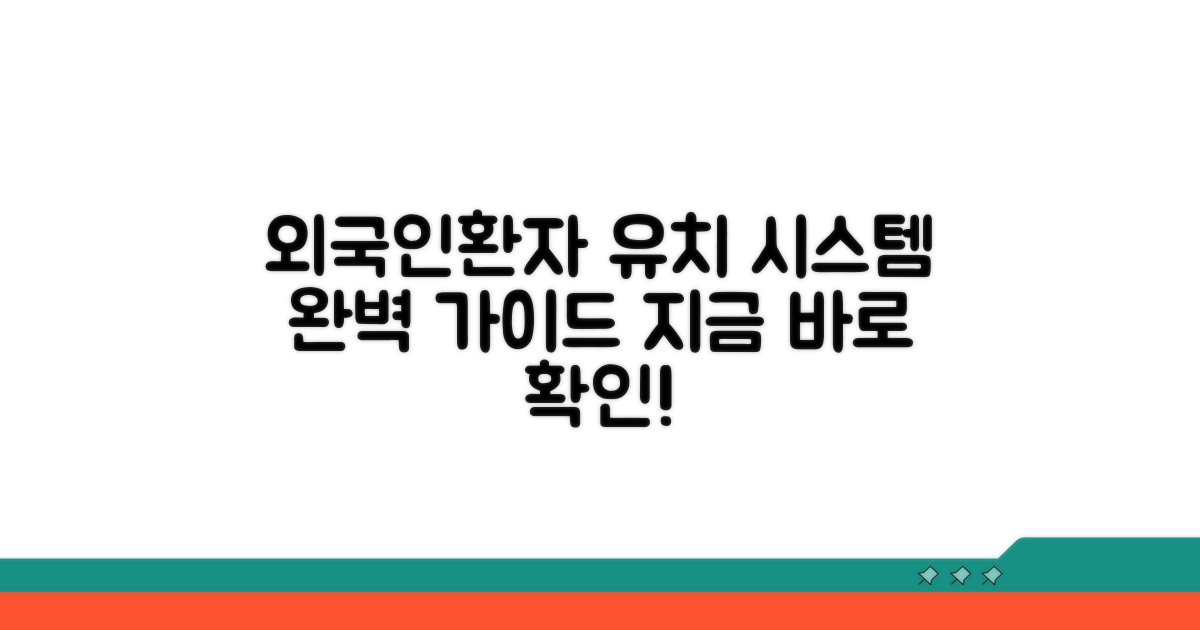 외국인환자 유치 시스템 안내