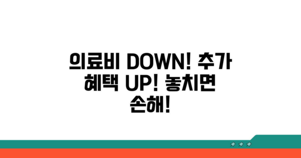 의료비 부담 줄이는 추가 혜택