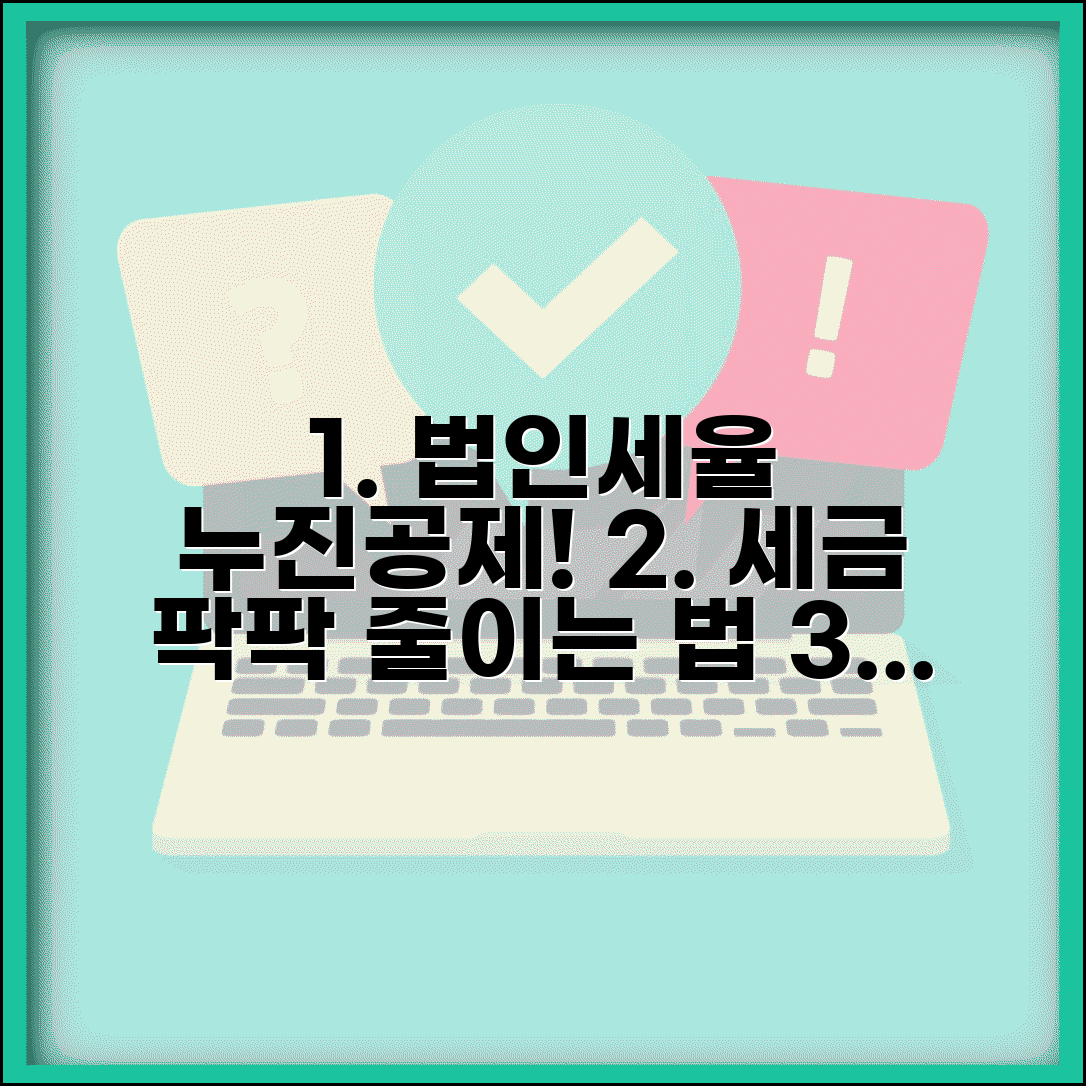 법인세율 누진공제 계산 | 법인세 누진공제액과 세액 계산