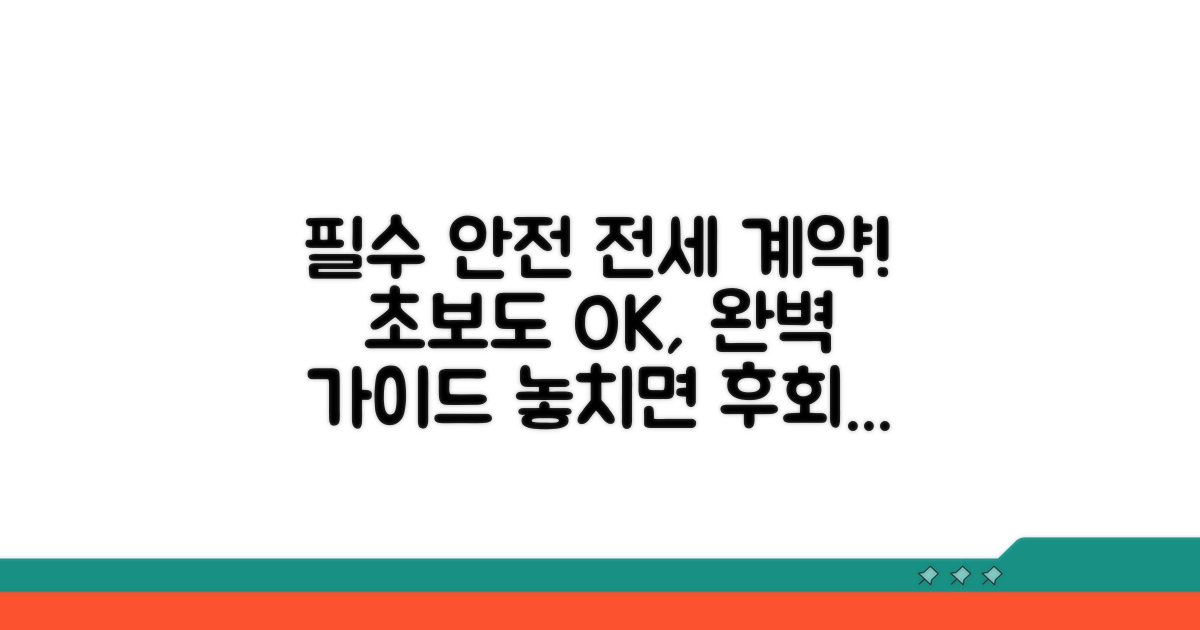 안전한 전세 계약 절차 완벽 가이드