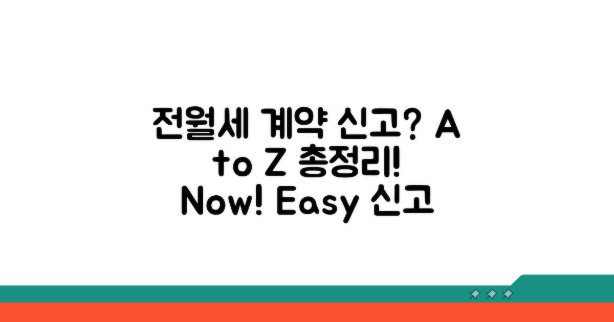 전월세 계약 신고 방법 A to Z