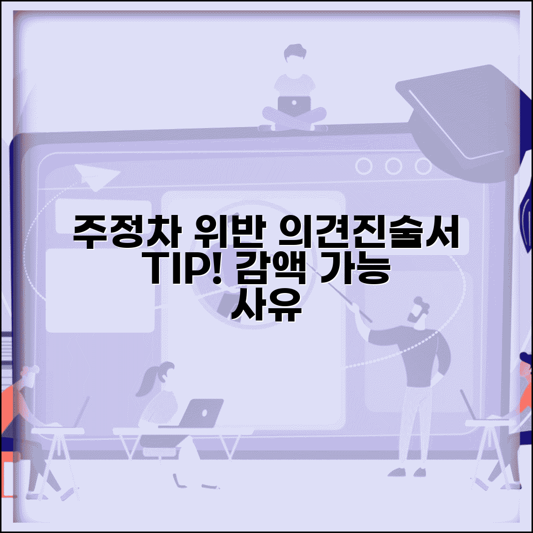 주정차 위반 의견진술서 쓰는 법 | 감액 받을 수 있는 사유