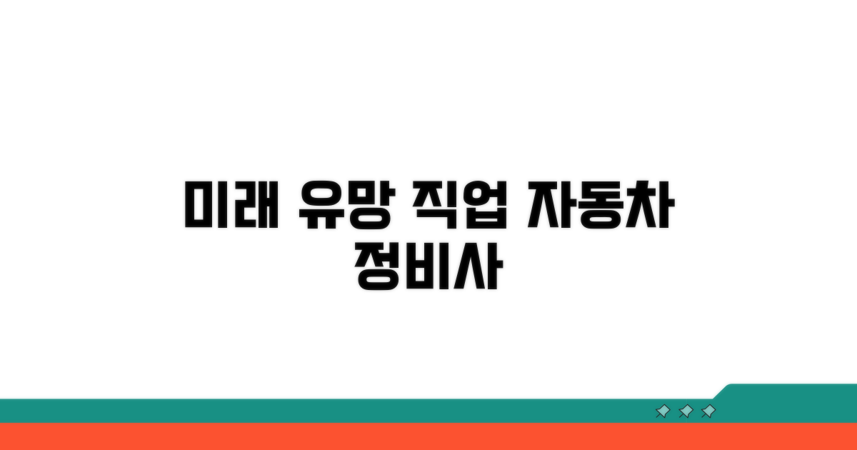 미래 유망 직업, 자동차 정비사