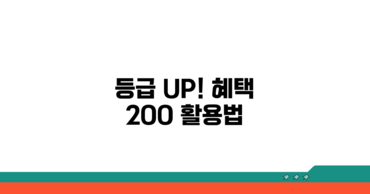 등급 변경 후 혜택 활용법 알아보기