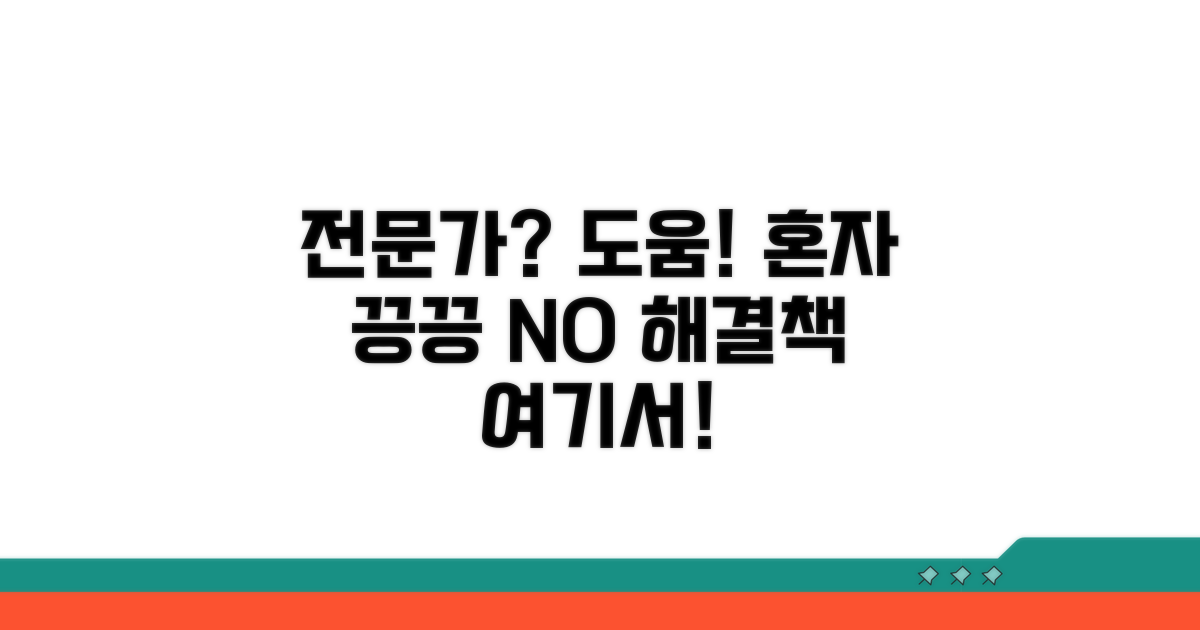 전문가 도움 필요한 경우와 대처