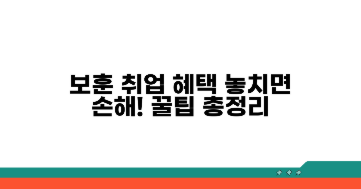 보훈대상자 취업 혜택 핵심 정리