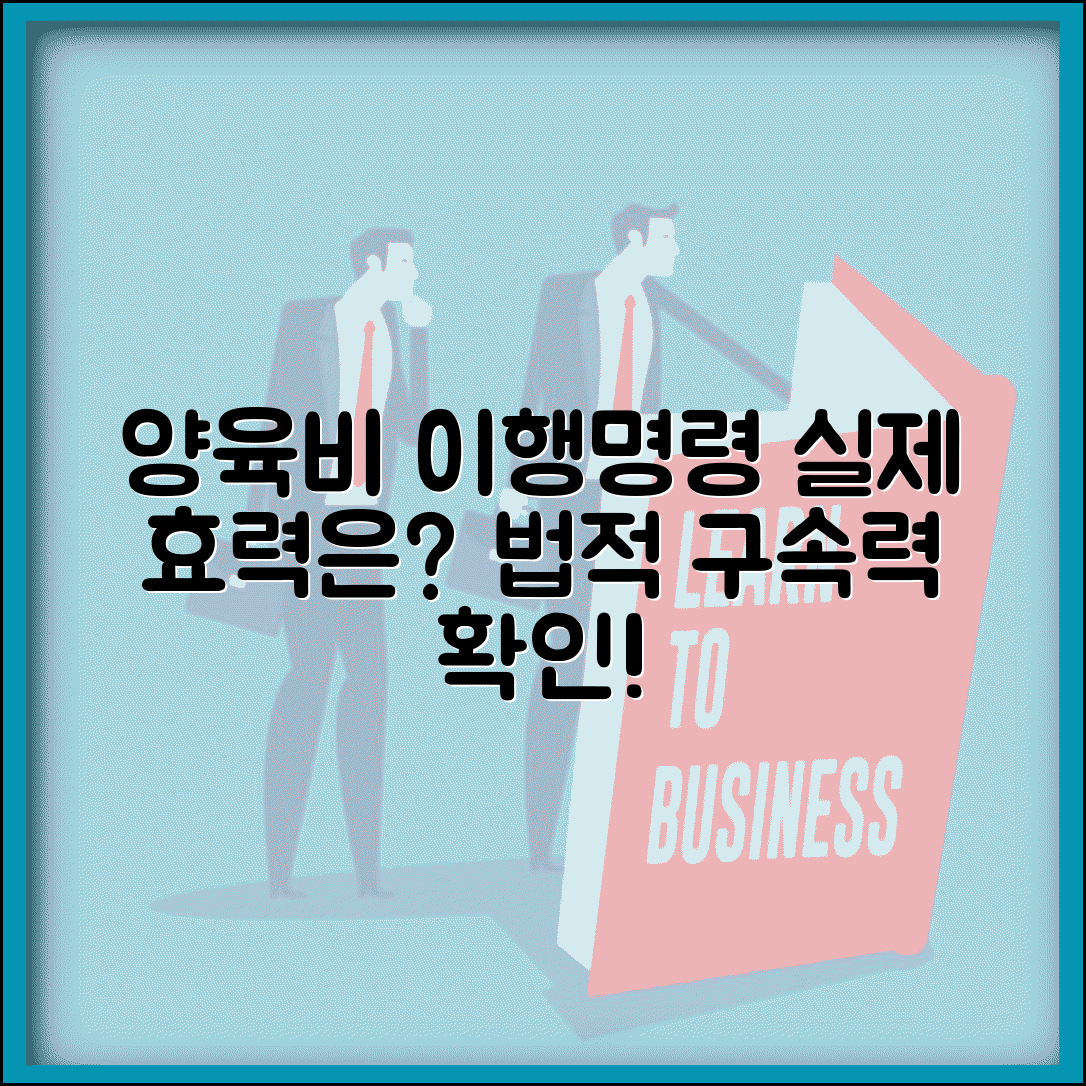 양육비 이행명령 효과 | 양육비 이행명령 결정 후 법적 효력