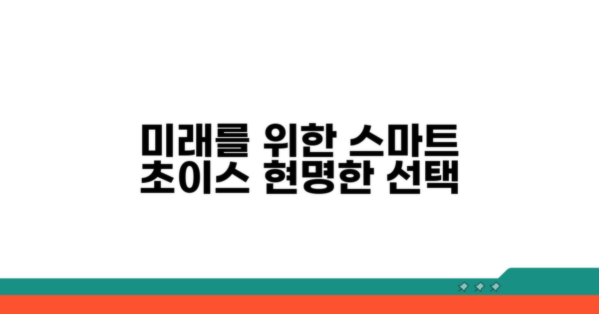 미래를 위한 현명한 선택