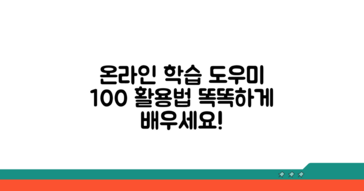 온라인 학습 도우미 활용법