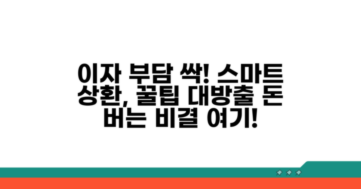 이자 부담 줄이는 스마트 상환 전략
