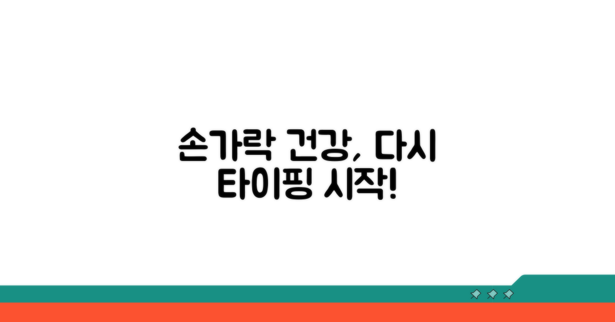 건강한 손가락, 다시 타이핑