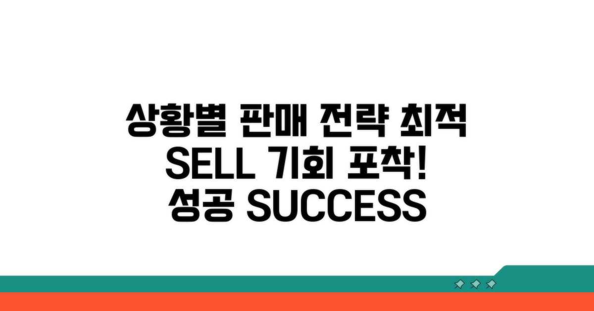 상황별 최적 판매 전략 가이드