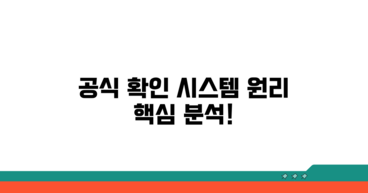 공식 확인 시스템, 원리 파헤치기