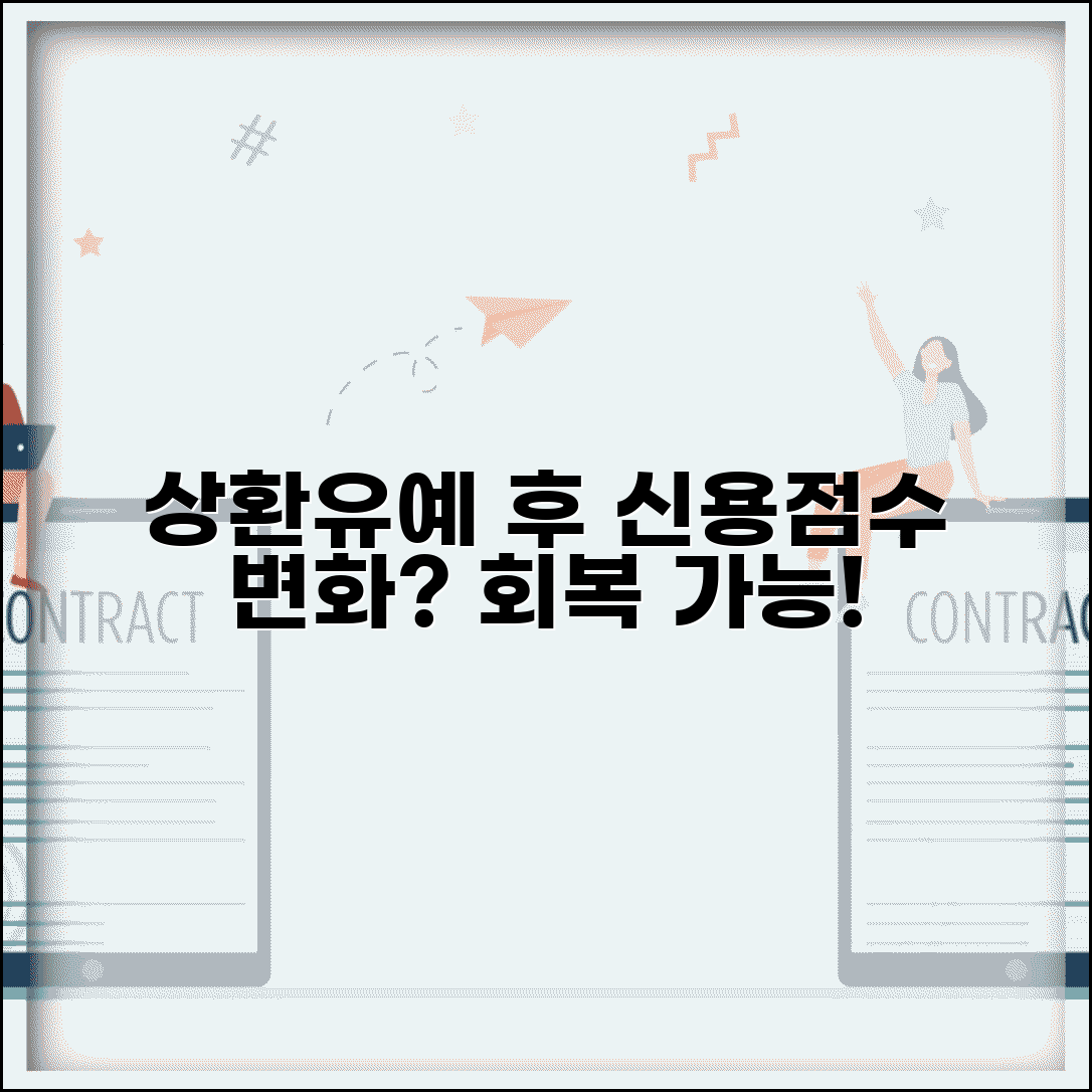 상환유예 신청후 신용점수 영향 | 금융이력 관리 및 회복 방법