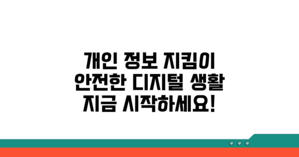 개인정보 보호를 위한 팁