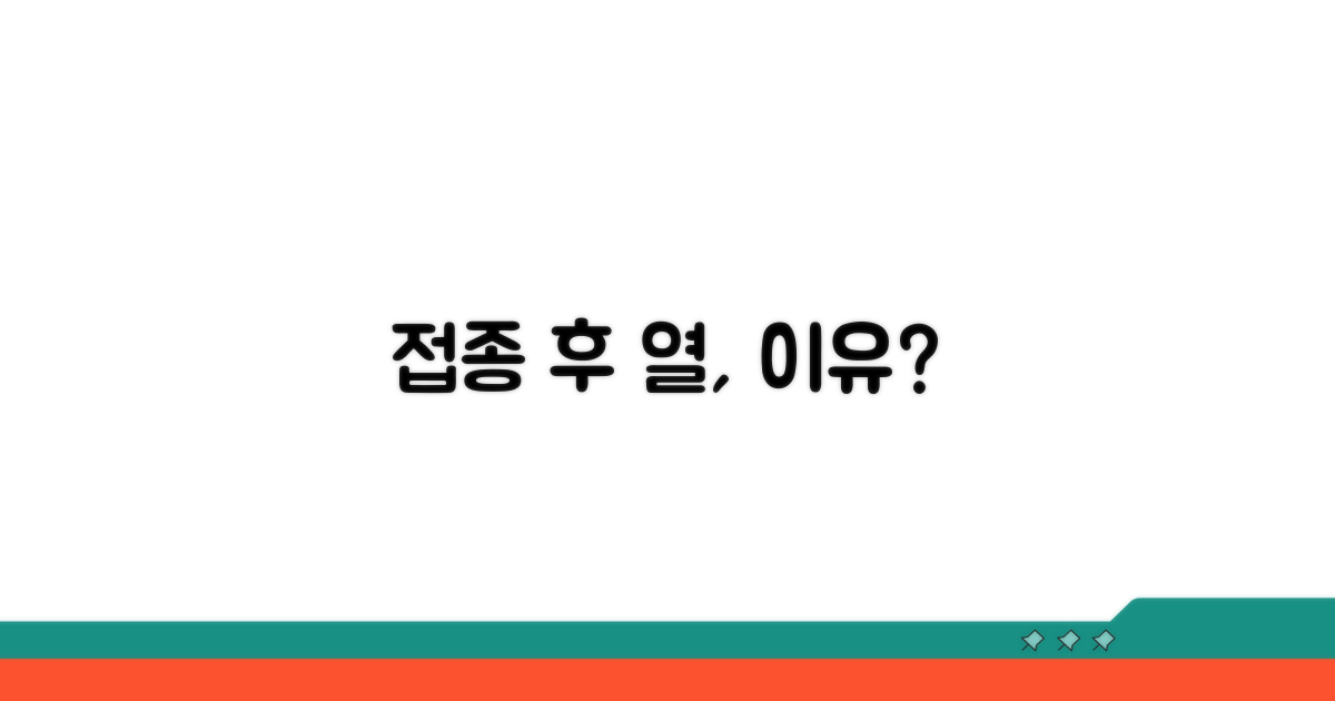 접종 후 열, 왜 날까?