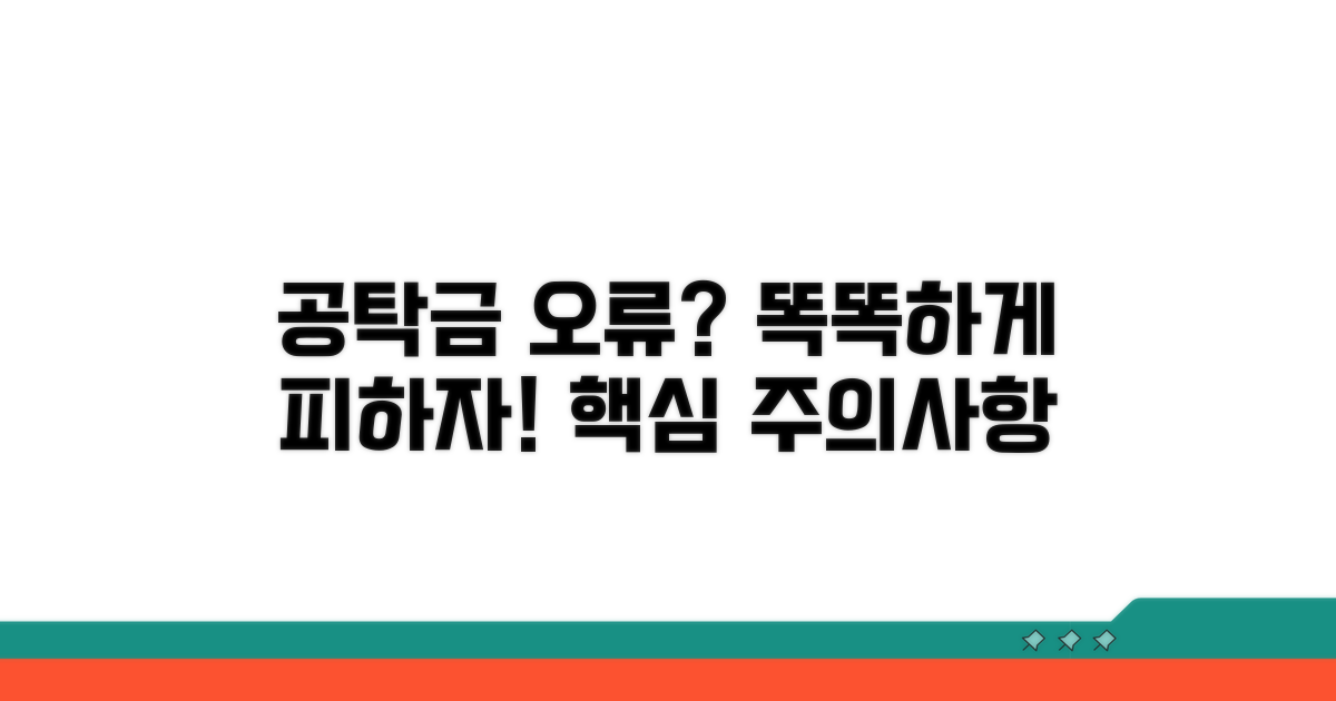 공탁금 회계 오류 및 주의사항