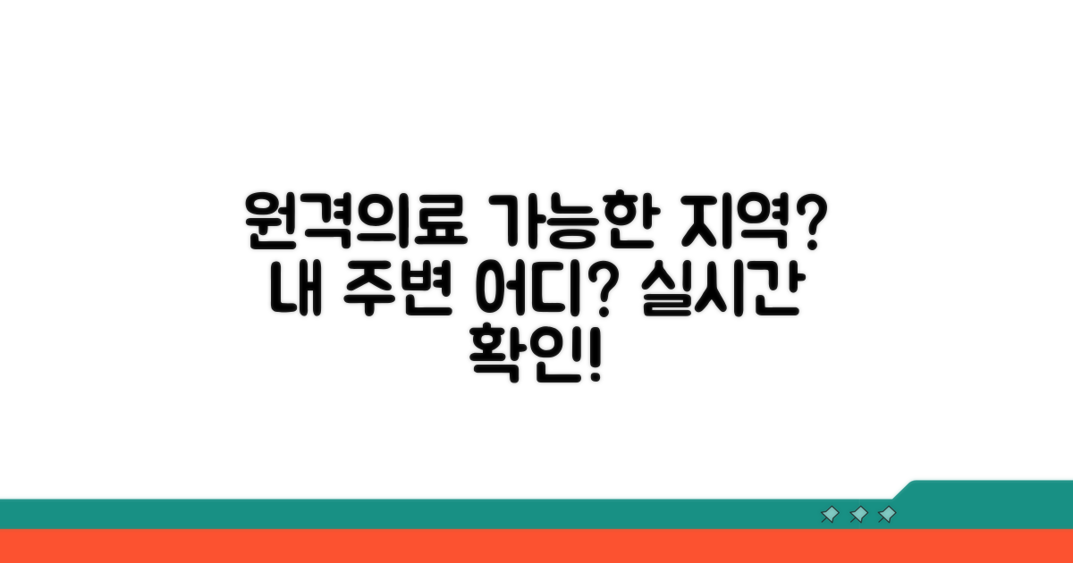 원격의료 가능한 지역은 어디일까?