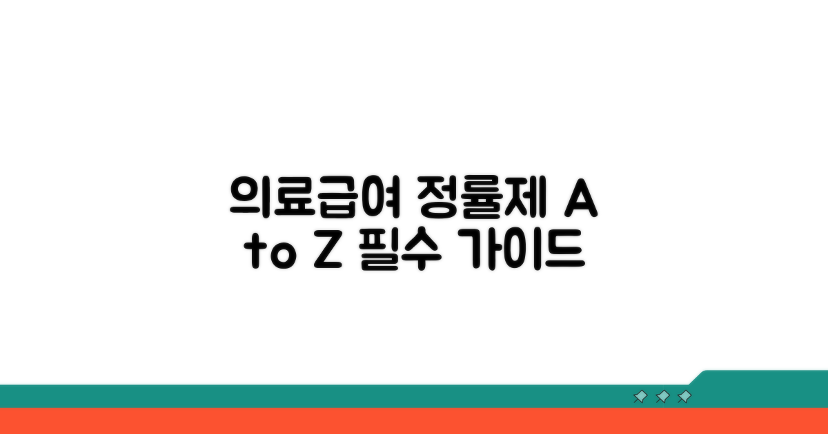 의료급여 정률제 기본 이해