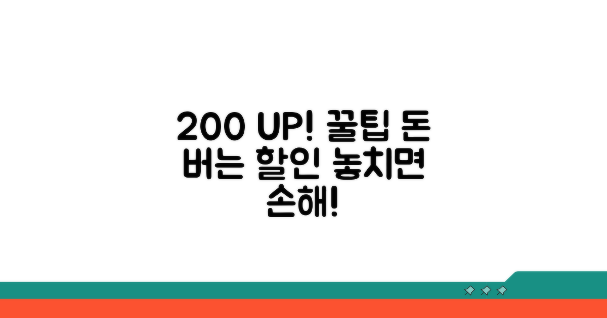 할인 혜택 200% 활용 꿀팁