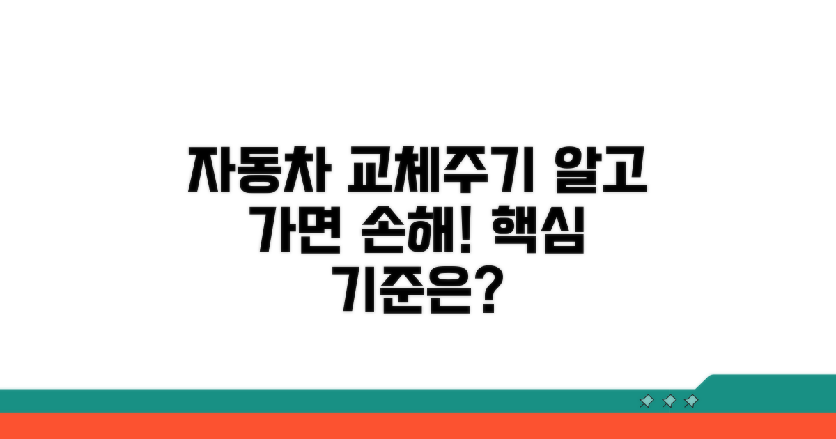 자동차 교체주기 핵심 기준