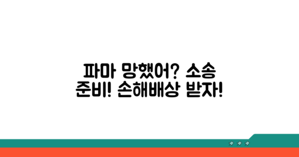 파마 실패, 손해배상 청구 절차