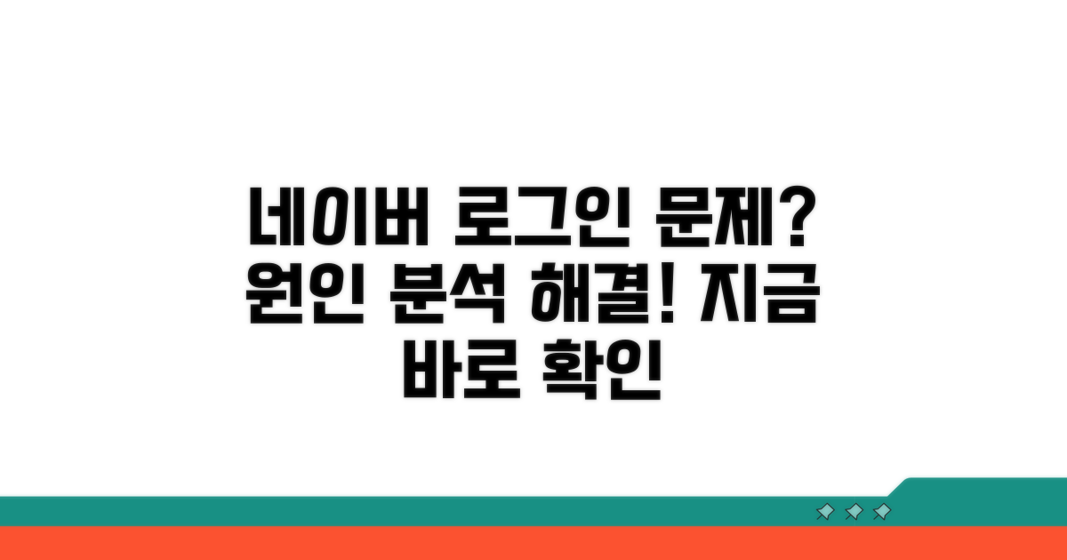 네이버 로그인 오류 원인 분석