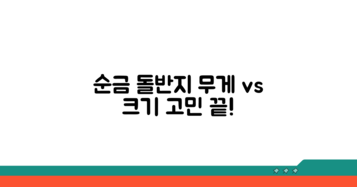 순금 돌반지 무게와 크기 비교
