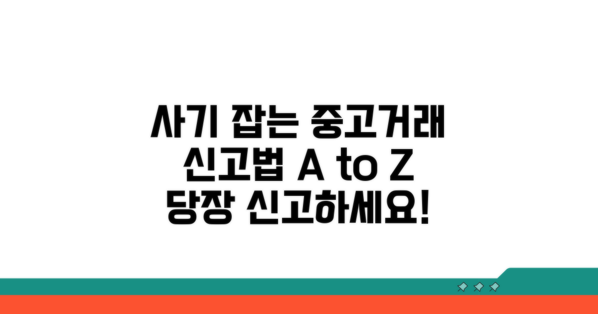 사기꾼 잡는 중고거래 신고법