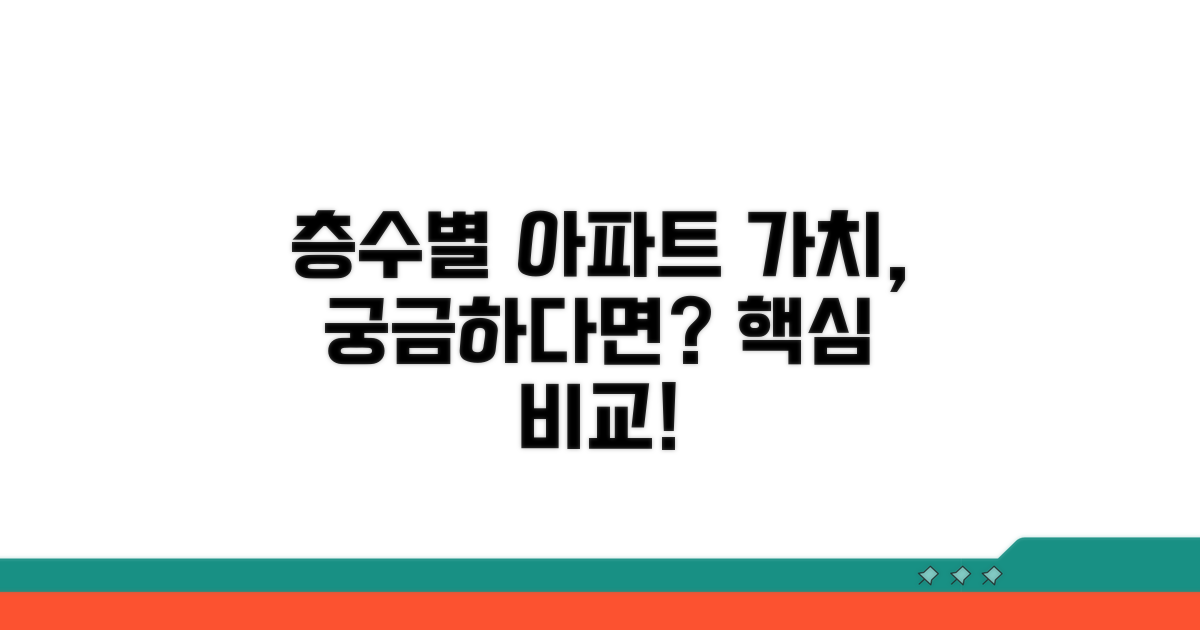 층수별 아파트 가치, 무엇이 다를까?
