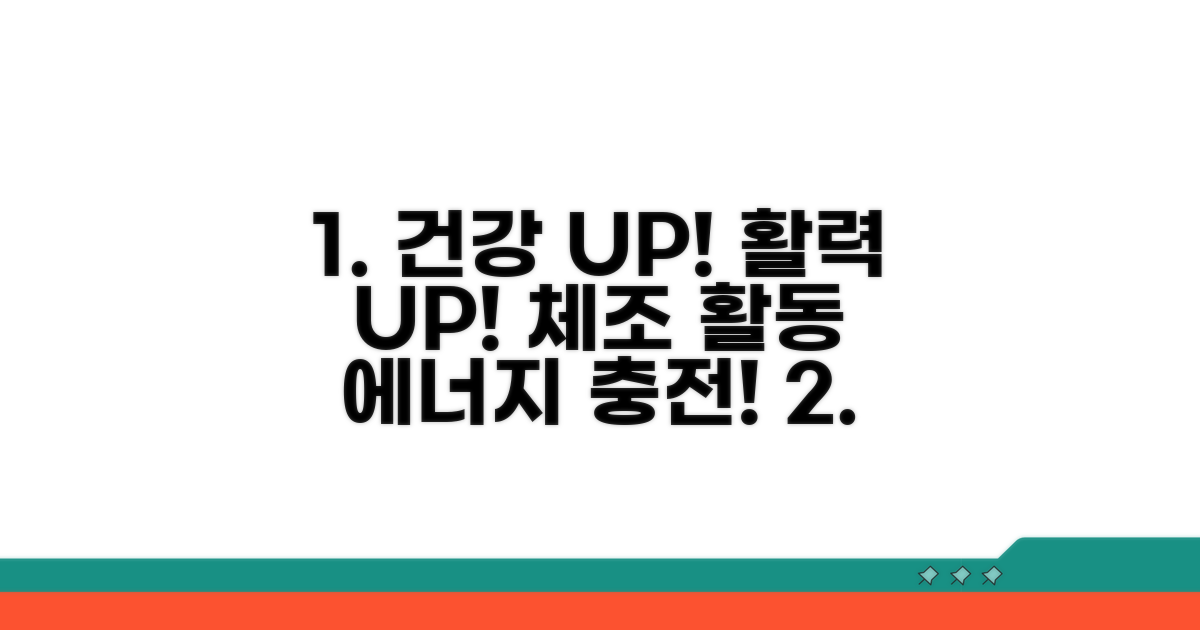 건강 증진 체조와 활력 넘치는 활동