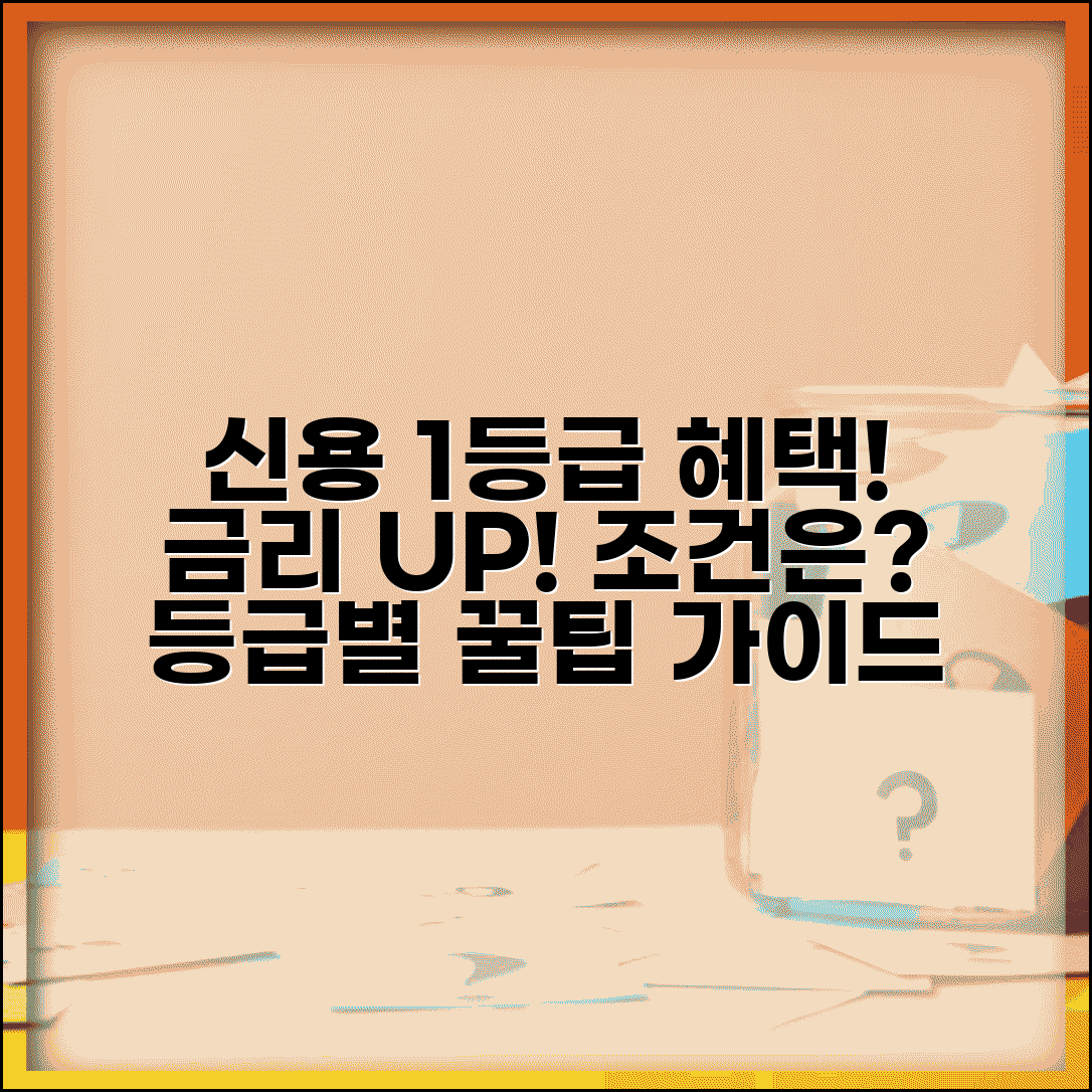 신용점수 1등급 혜택 총정리 | 최고 신용등급 금리 혜택 및 자격 조건 가이드