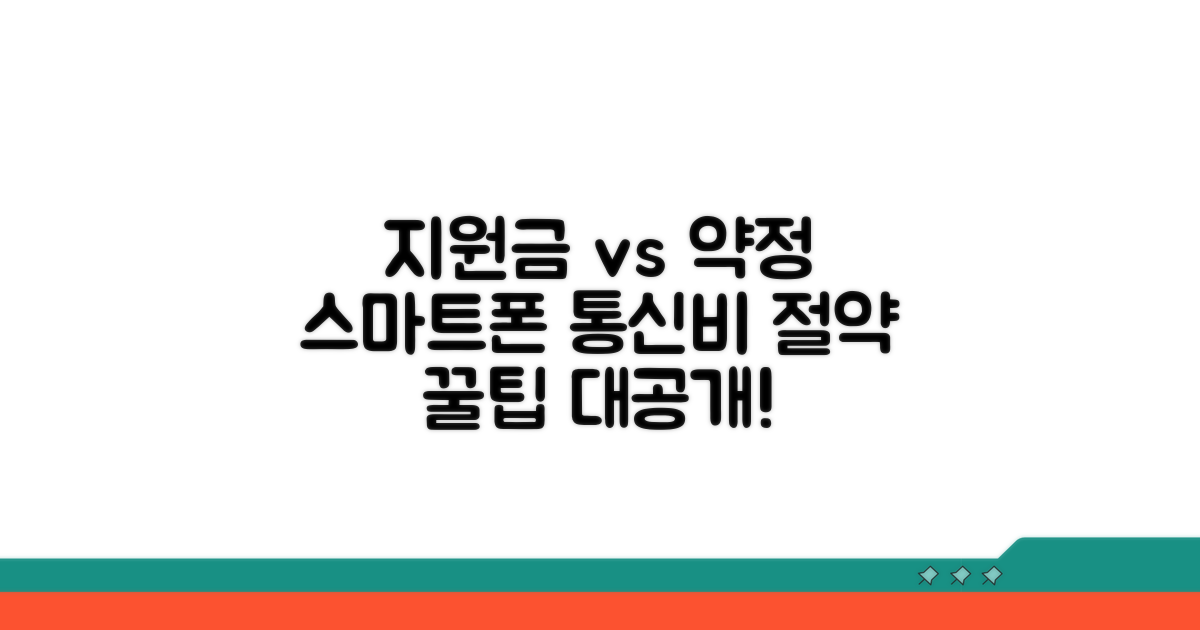 공시지원금 vs 선택약정 비교