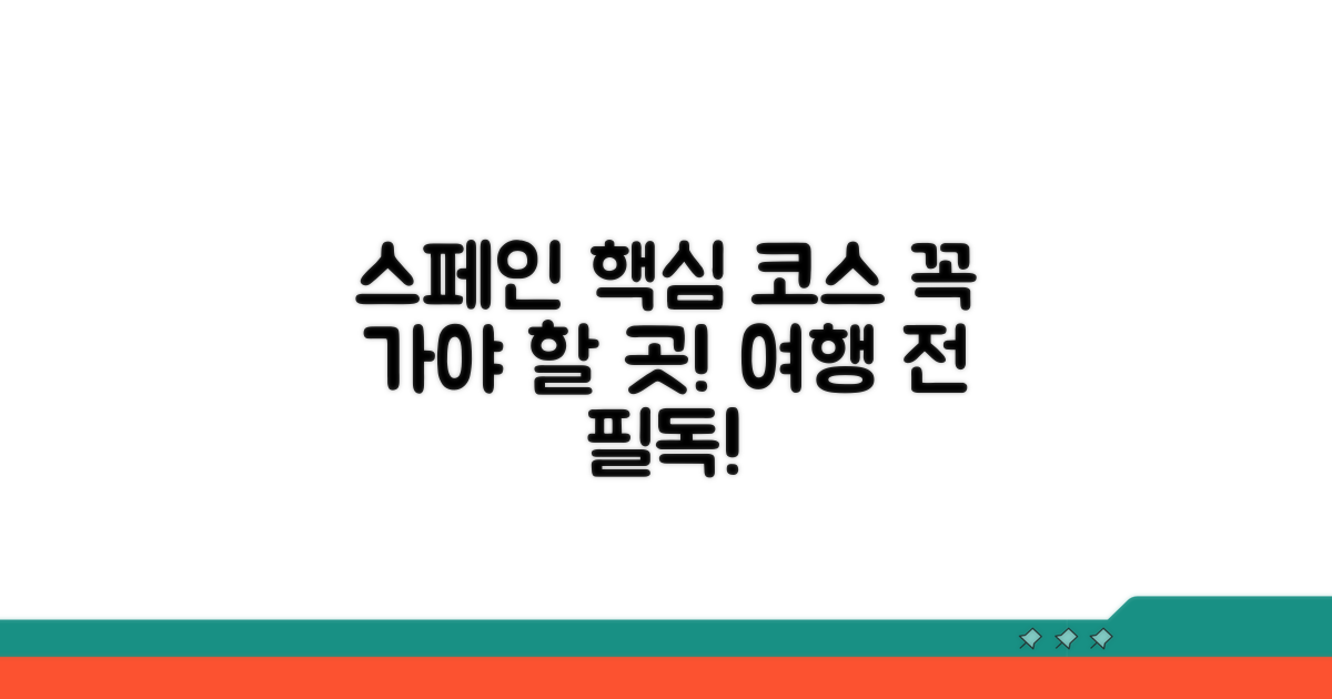 스페인 필수 코스 완벽 가이드