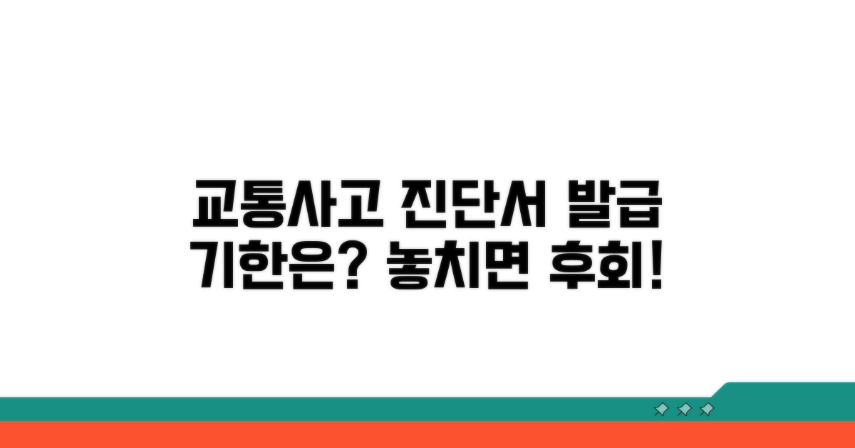 교통사고 진단서 발급 시한