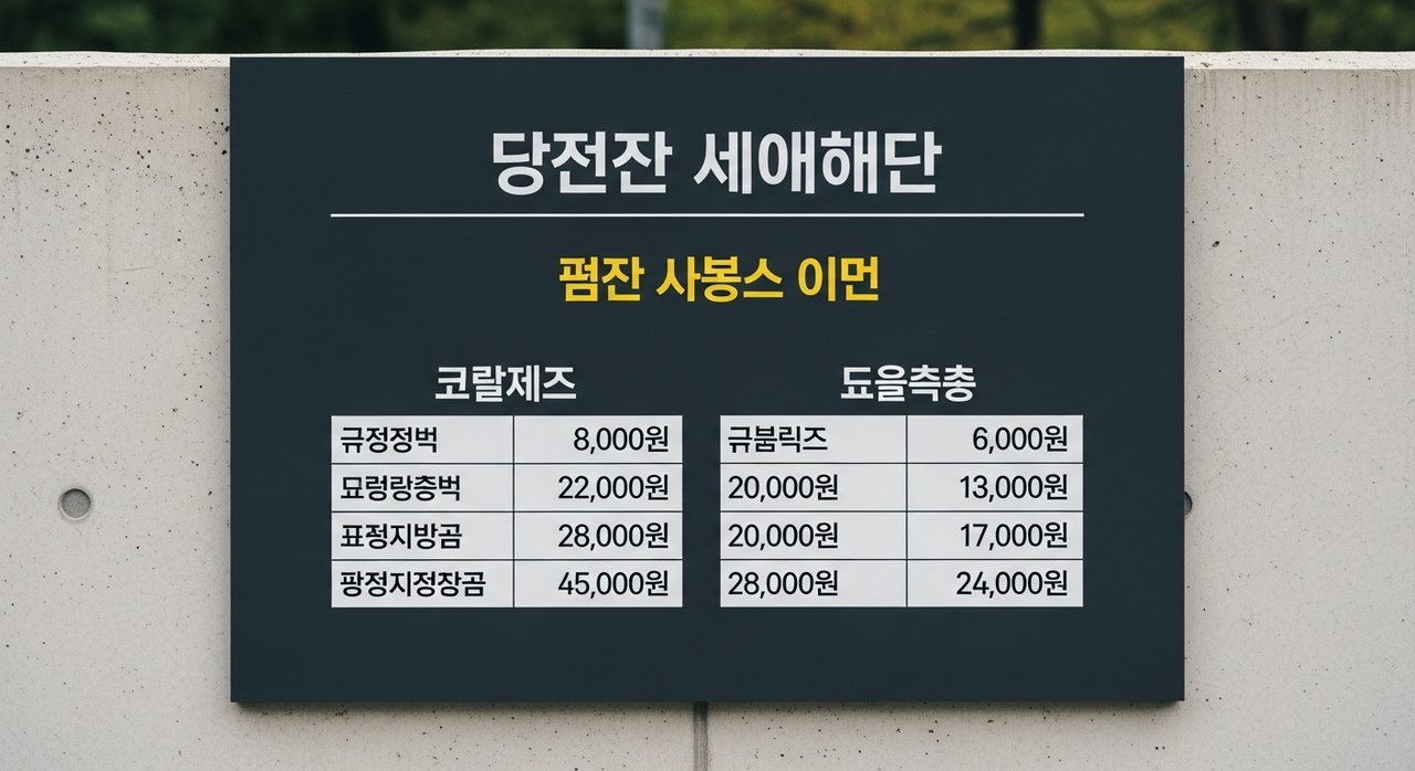 당진실내체육관 주차안내: 정기권/일일권 요금 비교 꿀팁