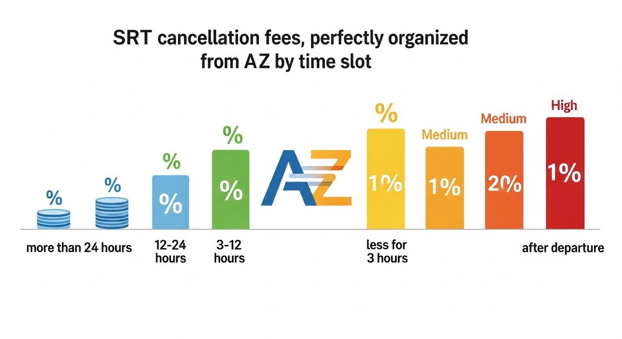 SRT 취소 수수료, 시간대별 완벽정리 A to Z