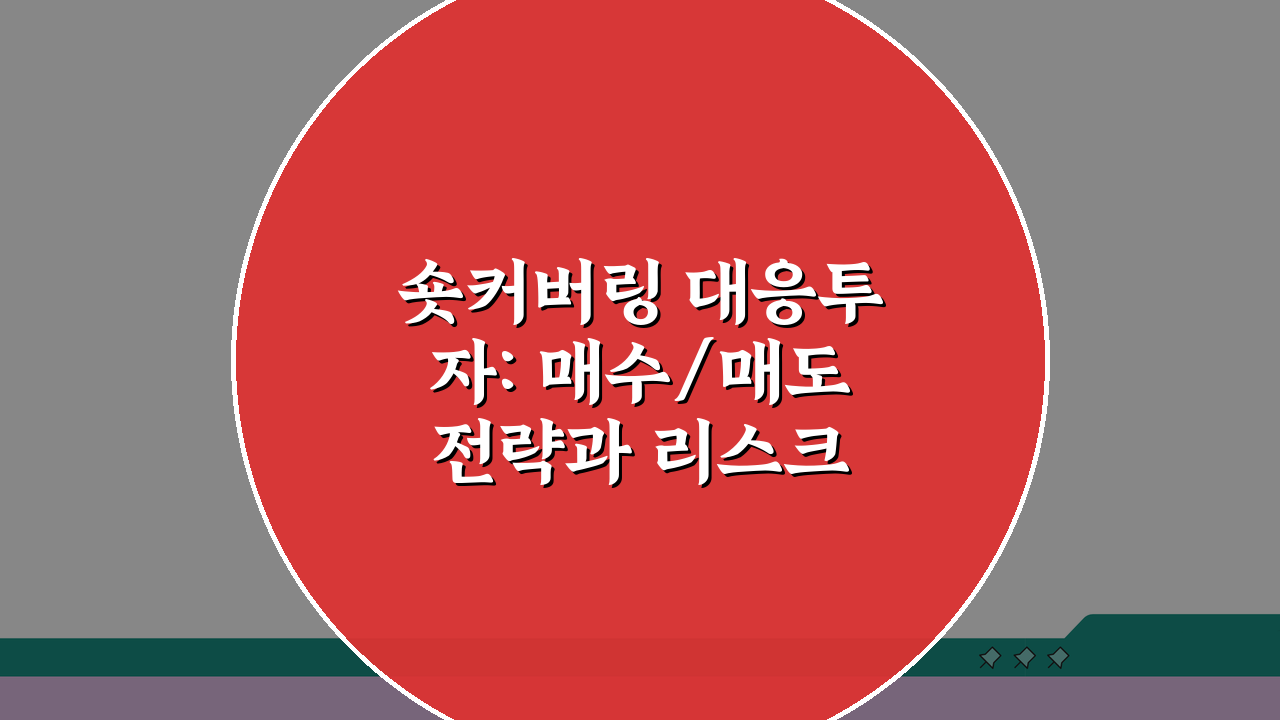 숏커버링 대응투자: 매수/매도 전략과 리스크 관리 5가지 방법