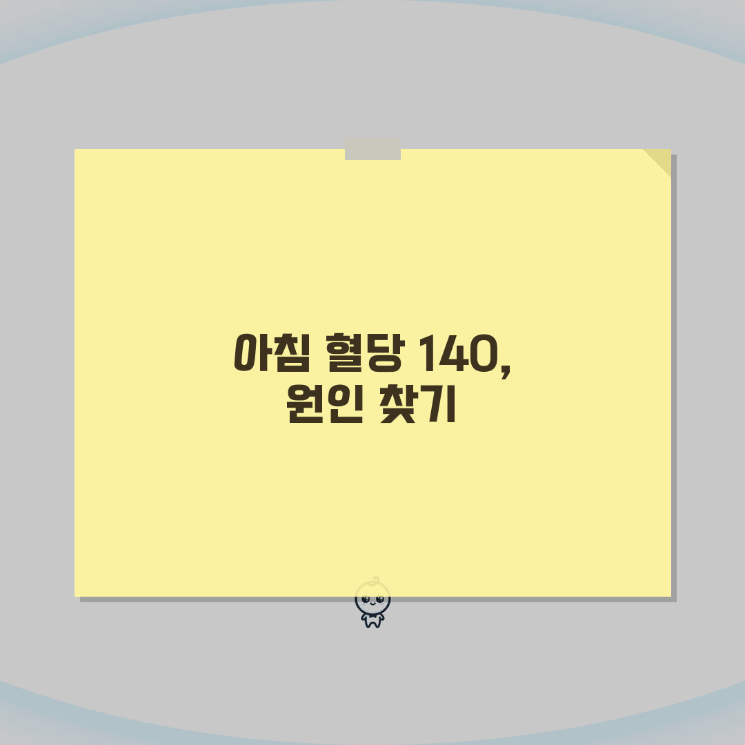 아침혈당 140 넘으면 체크할 생활습관 체험기, 제 경험담 들려드릴게요