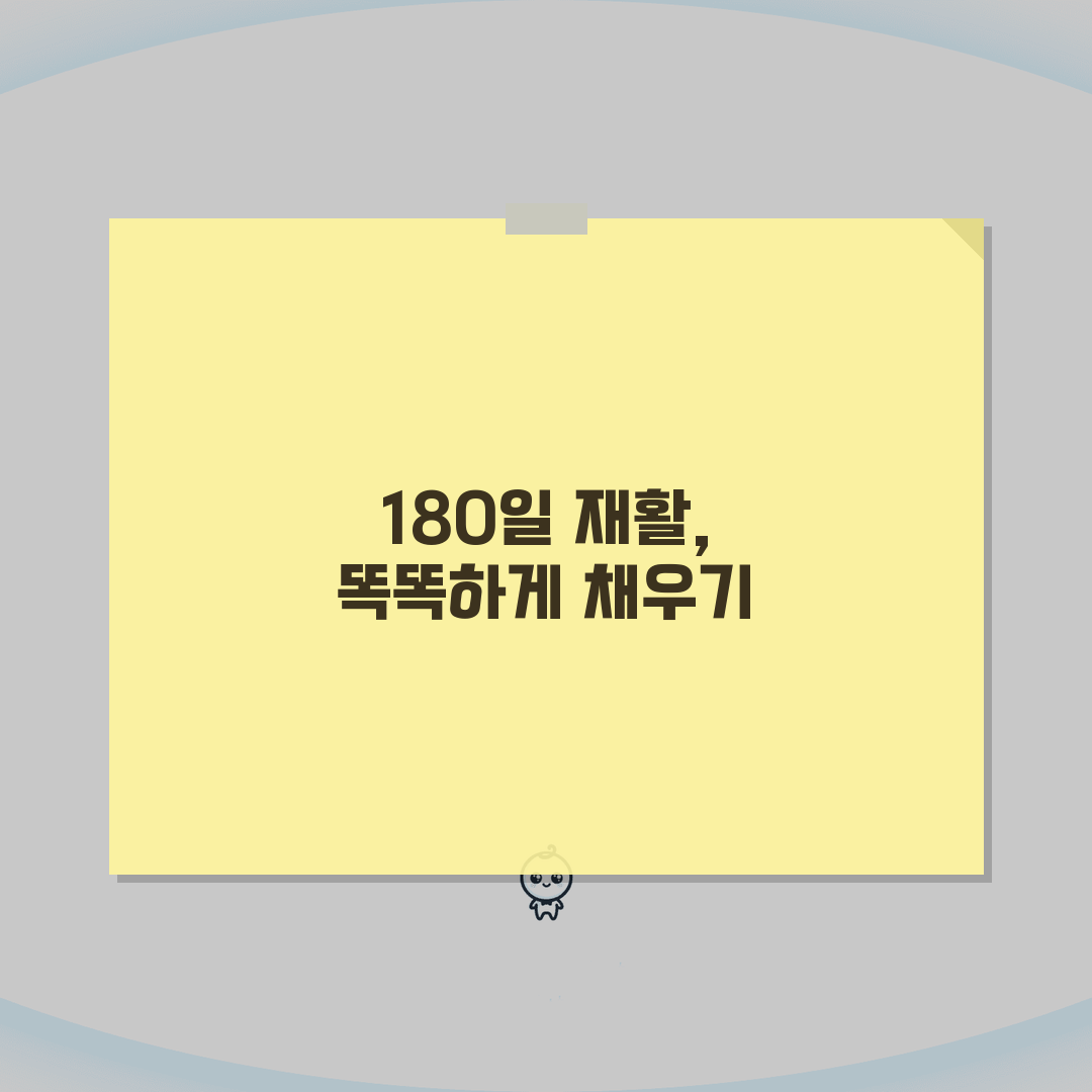 재활병원 장기 입원 실손 180일 한도, 궁금증 해결 가이드
