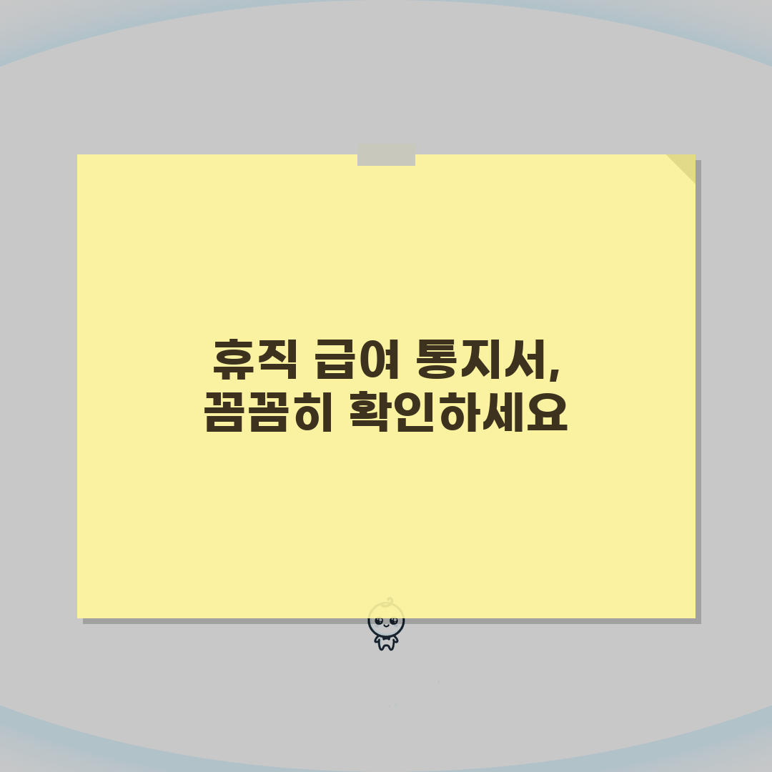 육아휴직 급여 결정통지서: 지급액 산정 근거 5가지 완벽 분석