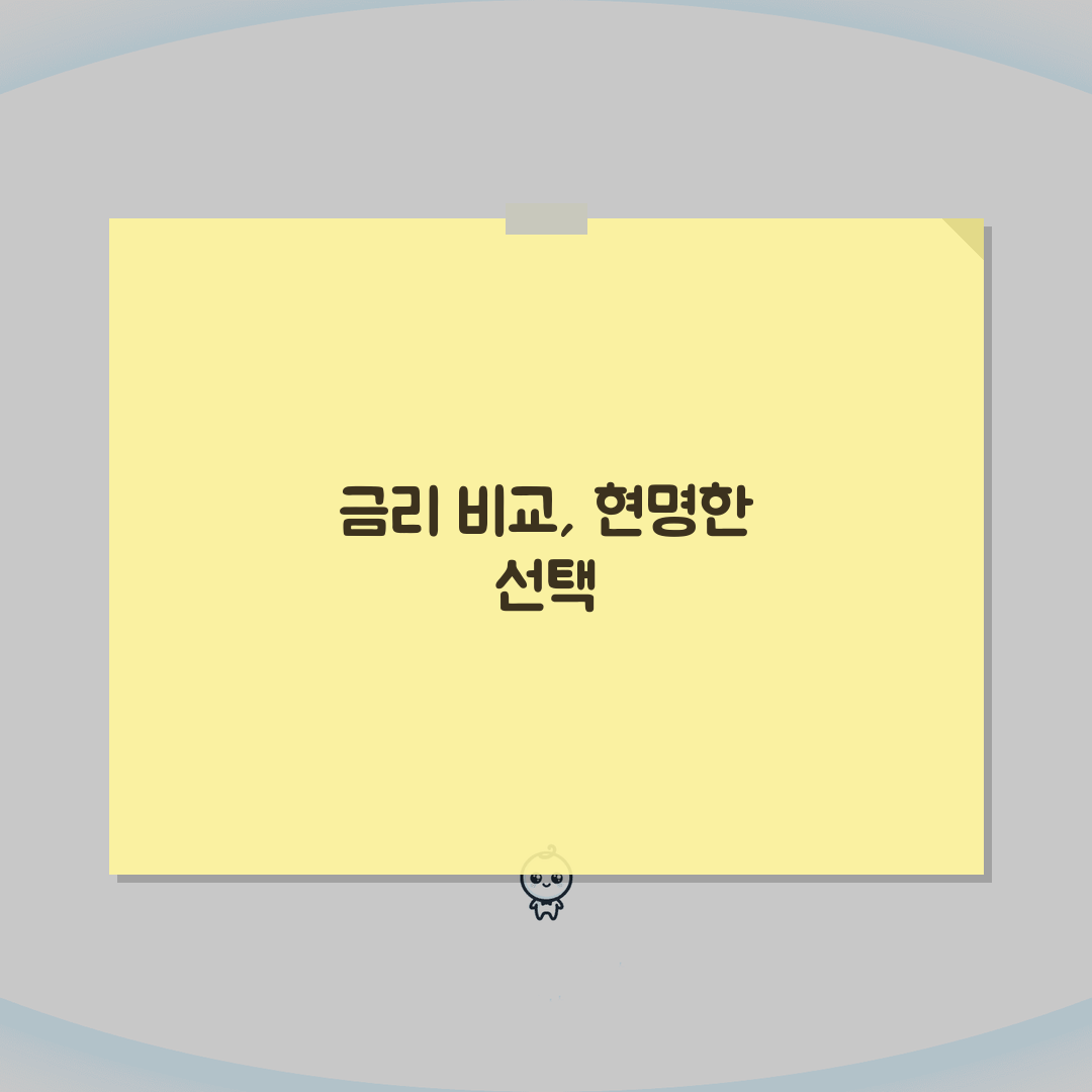 아파트담보대출금리비교, 은행별 최고 금리 5곳 비교 추천